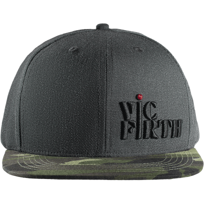 Casquette "snapback" gris/camo 6 panel