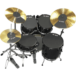 Pack sourdine 10”, 12”, 14”, 14", 18", hi-hat et deux cymbales