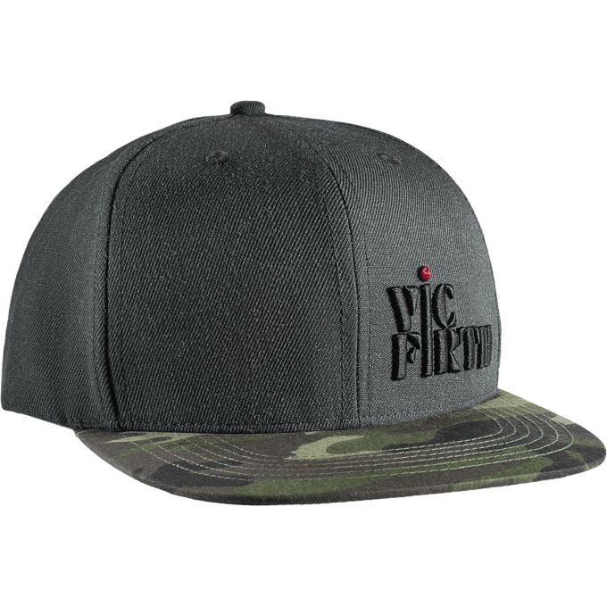 Casquette "snapback" gris/camo 6 panel