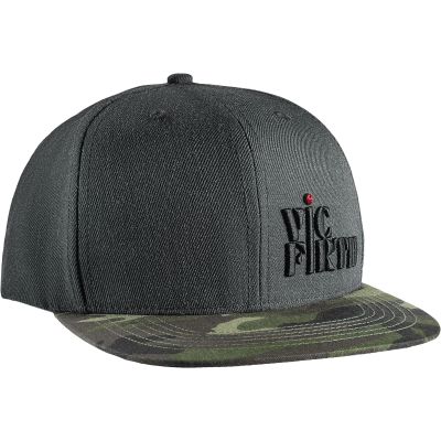Casquette "snapback" gris/camo 6 panel