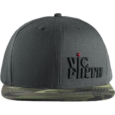 Casquette "snapback" gris/camo 6 panel